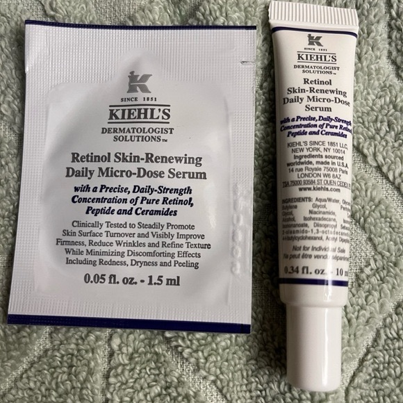 Kiehl’s Travel Size Skincare Set w/ Bag| Ultra Facial, Retinol, Serums - Picture 5 of 11